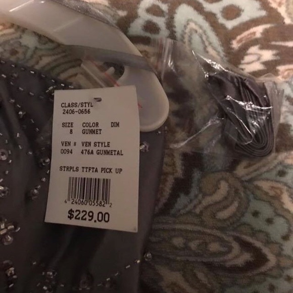 Gun Metal Prom Dress - Picture 3 of 3